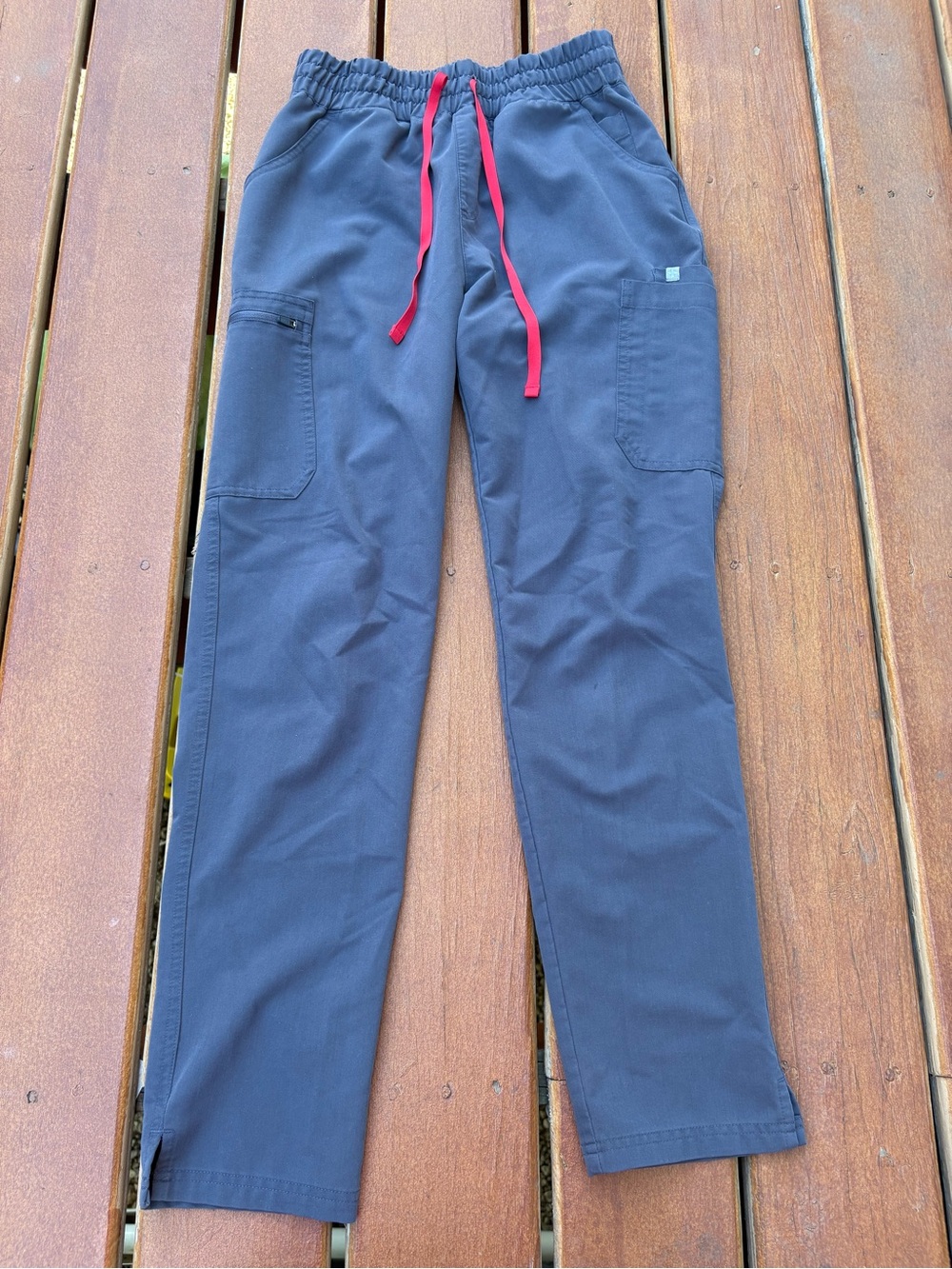 FIGS Yola Skinny Scrub Pant Small Slate